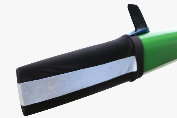 high visibility tail sleeve for transport kayak surfski