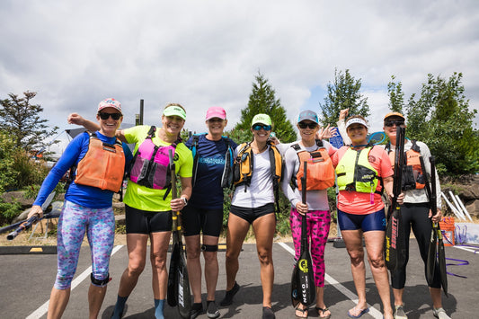 surfski downwind coaching in the gorge, wa