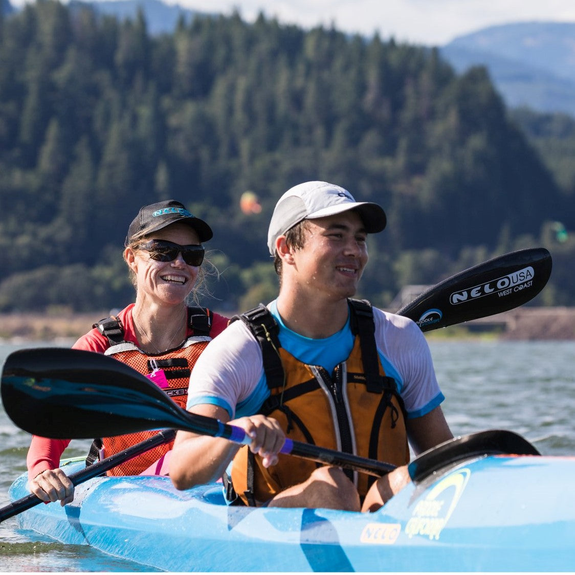 Downwind In A Double - Gorge Downwind Champs